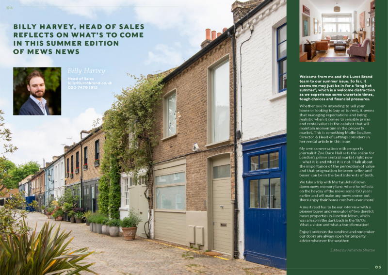 London Mews | Property For Sale & Rent In London | Lurot Brand