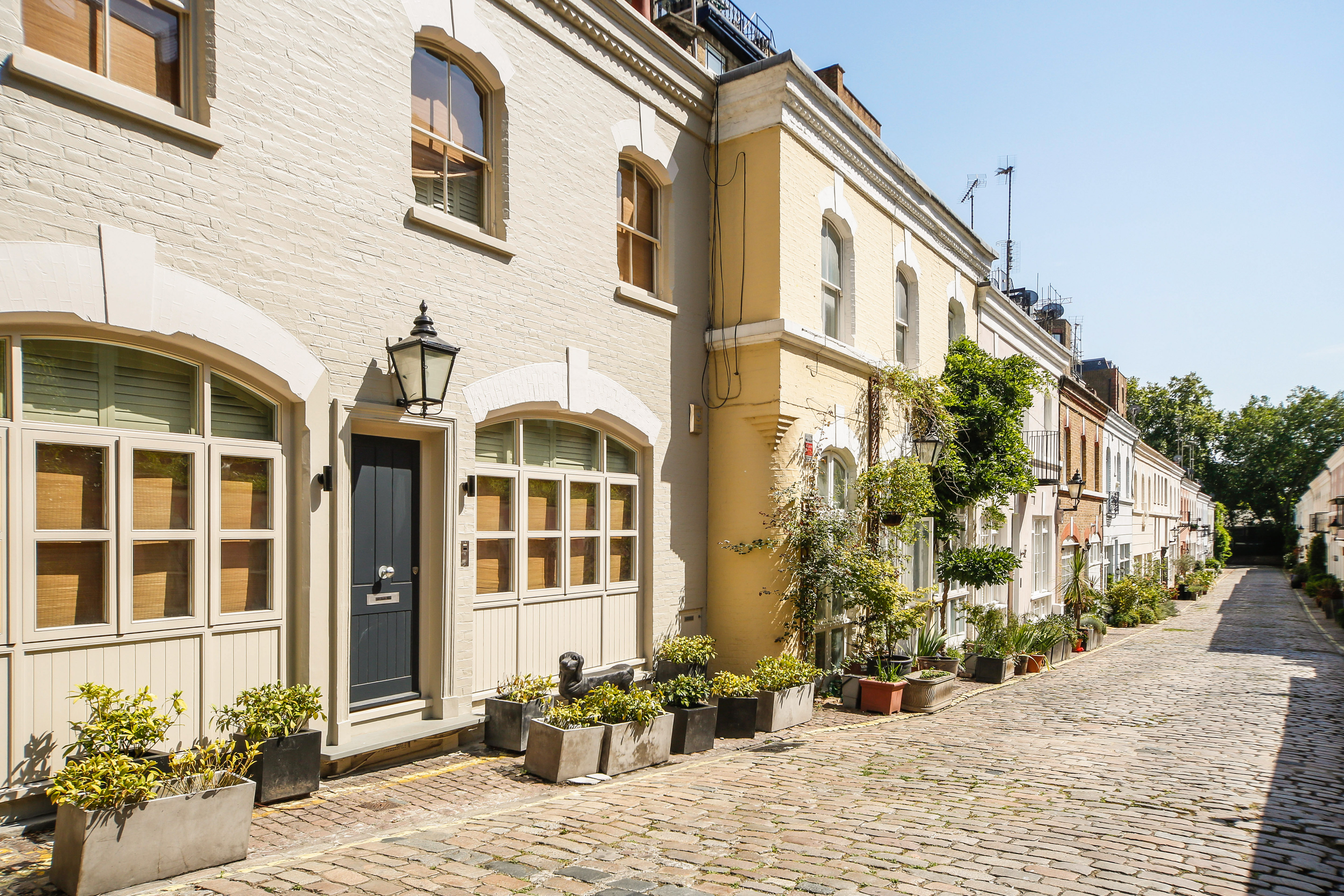 This Mews Street Is A Perfect Place To Walk During The Bank Holiday