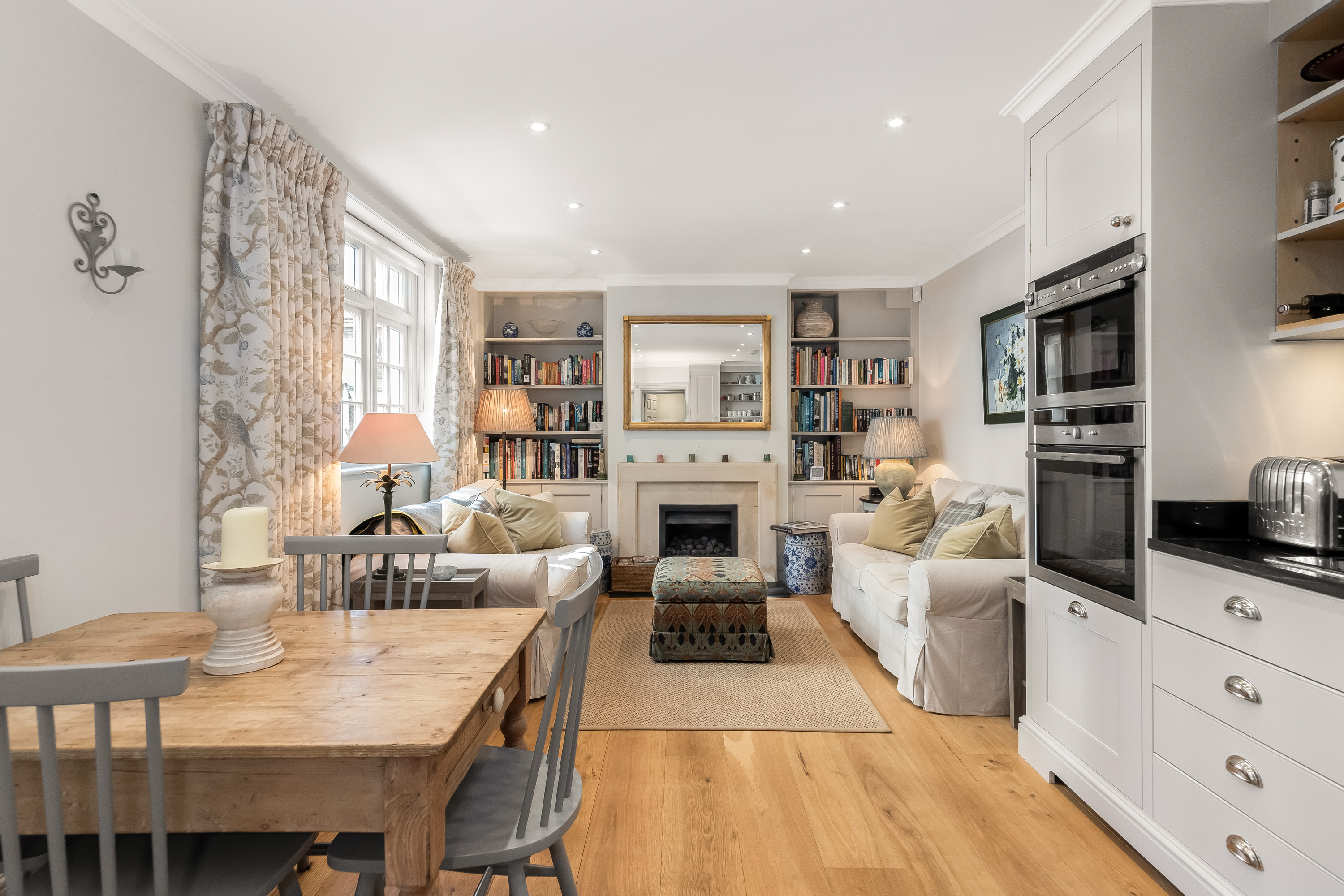 This Is The Open Plan Kitchen/Reception Room In This Mews Property For Sale In South Kensington