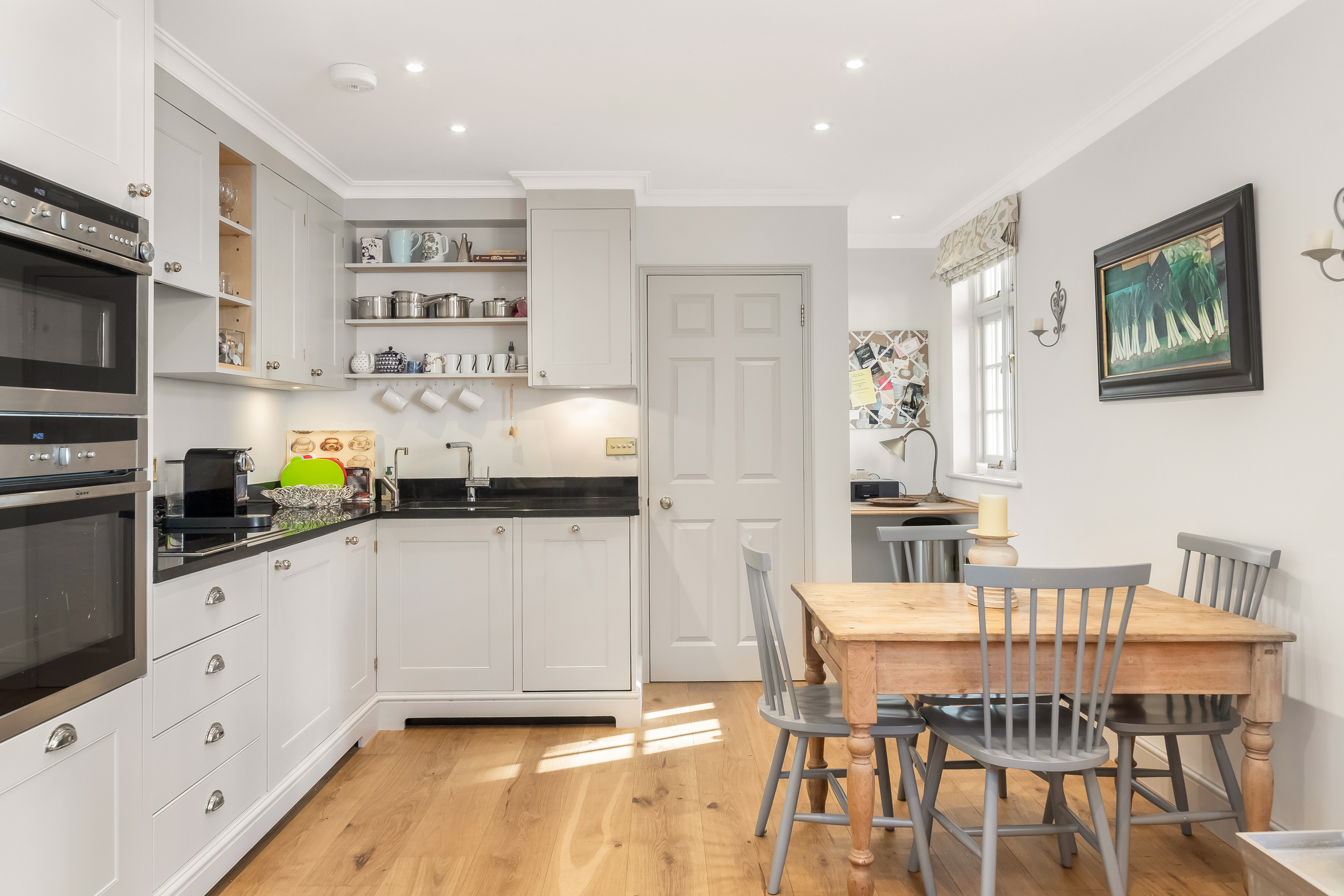 Open Plan Kitchen In This Mews Property For Sale