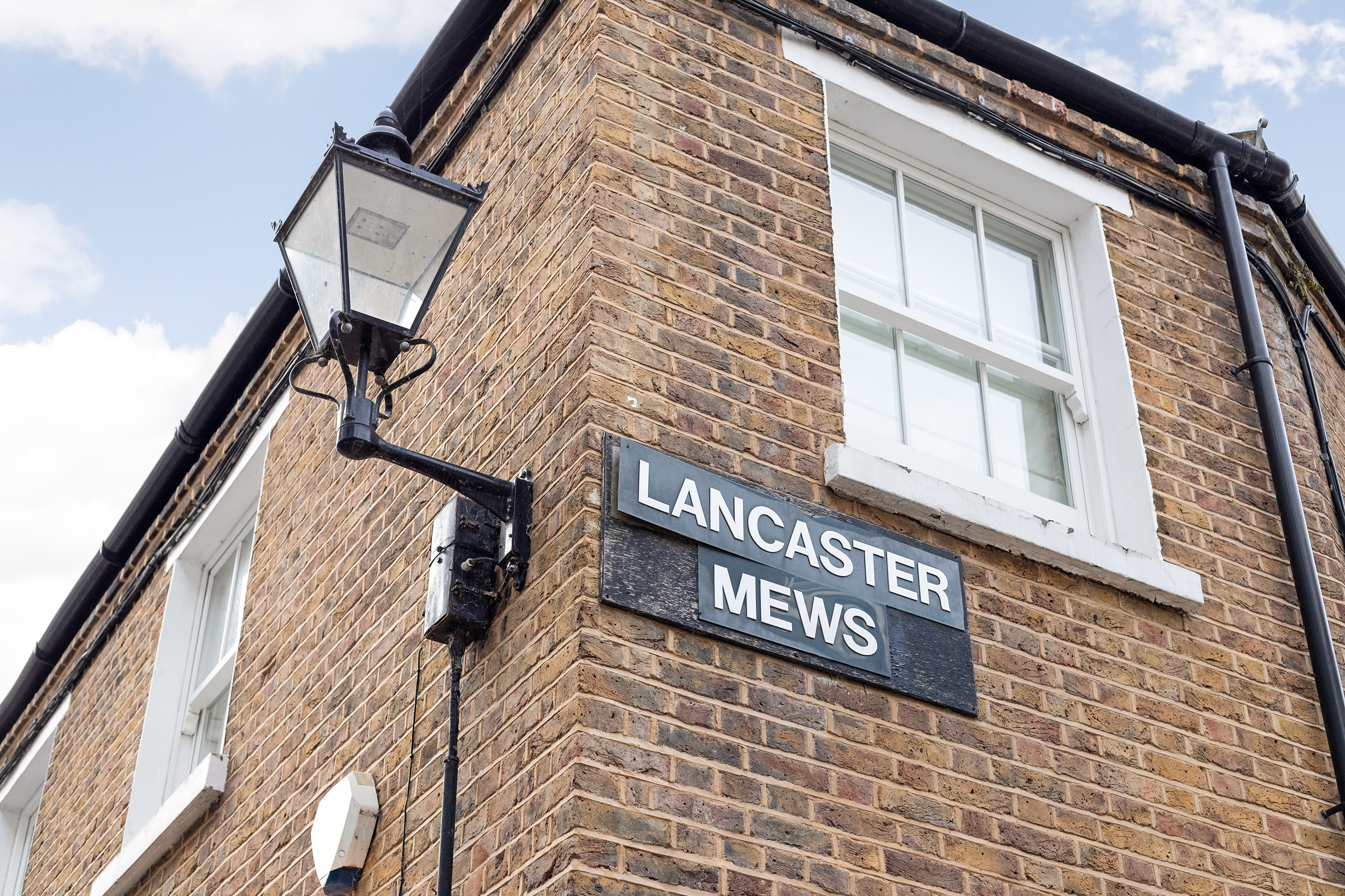 Lancaster Mews Sign On Lancaster Mews, Bayswater