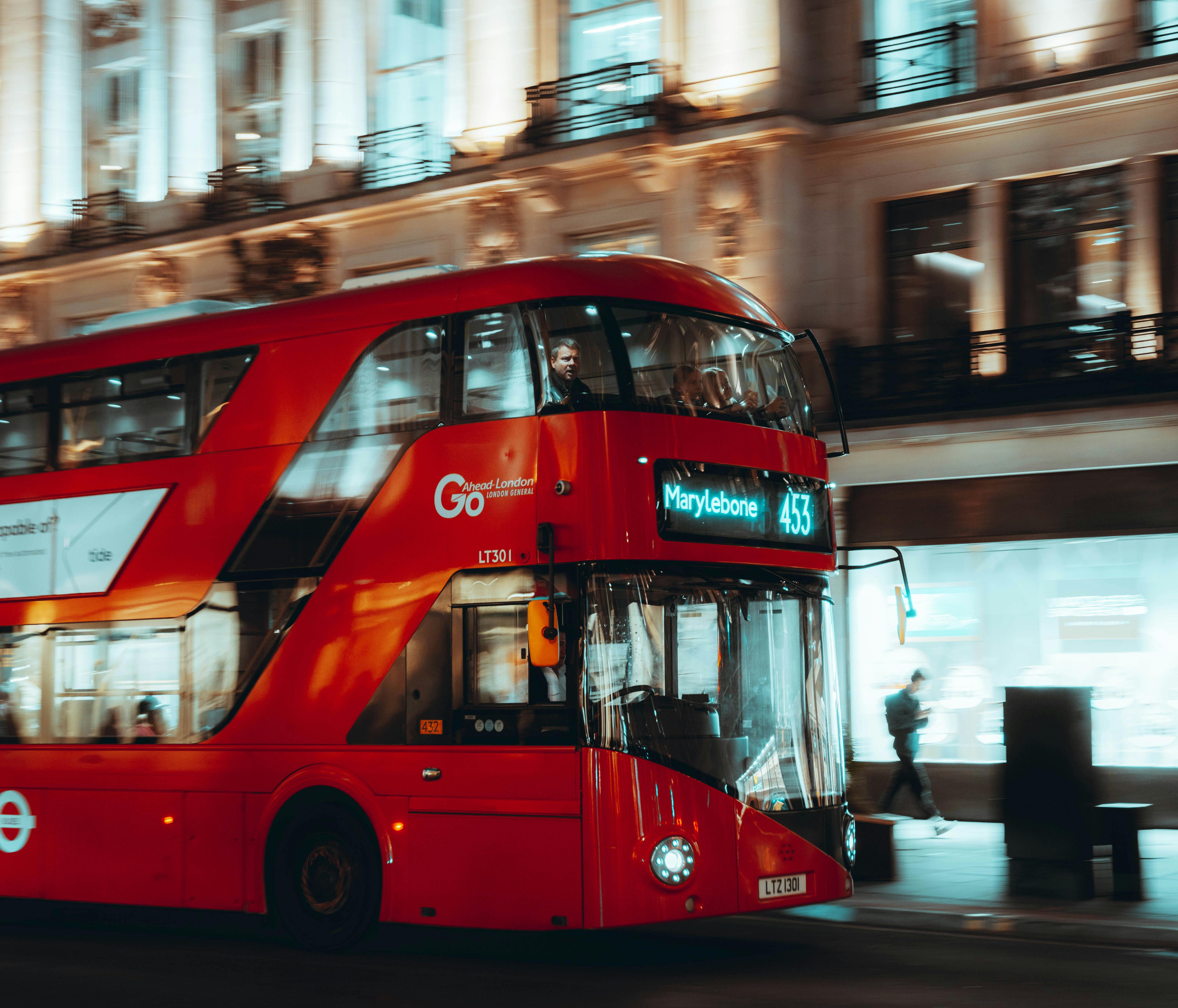 A Red Double Decker Bus, In The Heart Of Marylebone