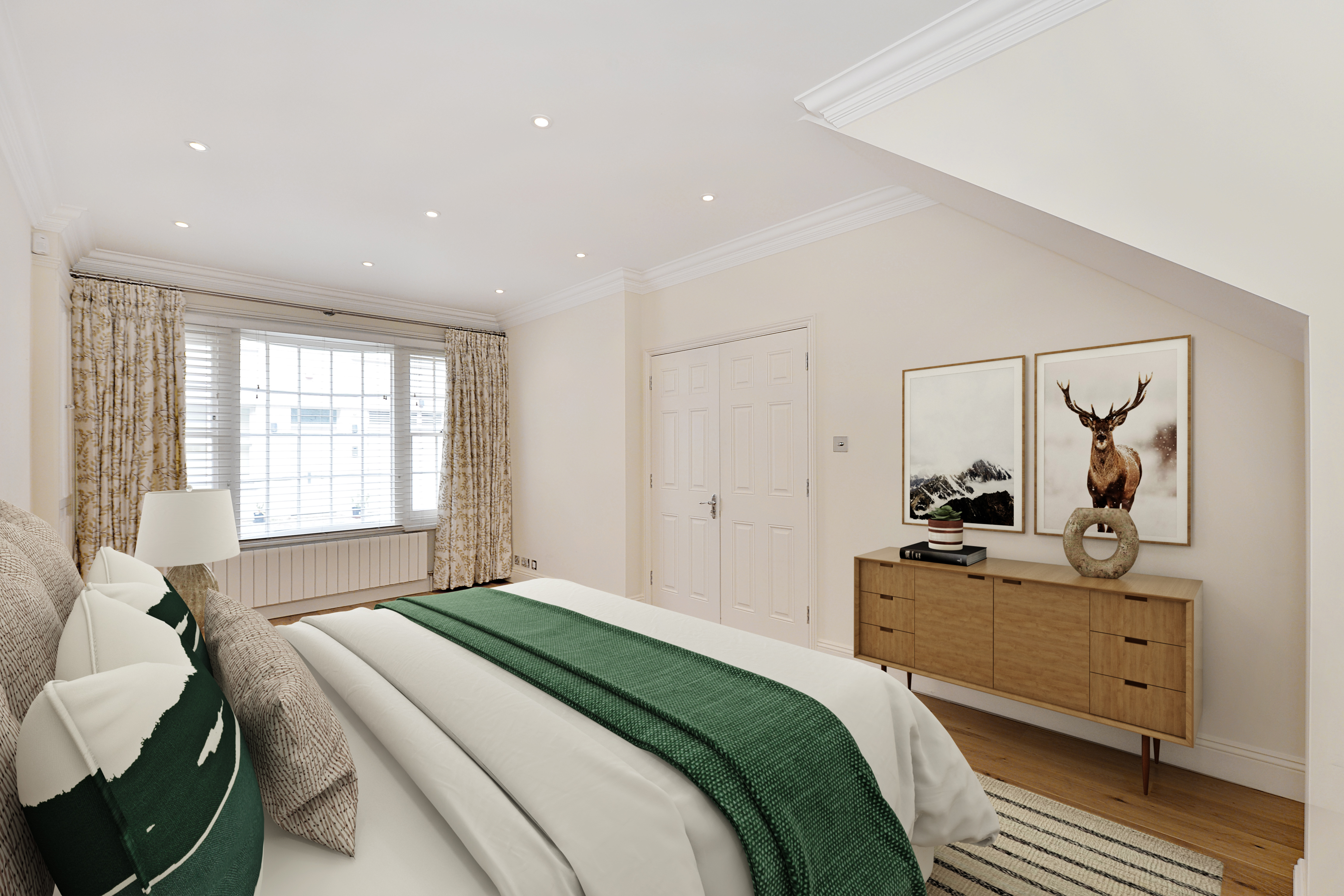 Spacious Bedroom In The Mews Property To Rent On Leinster Mews