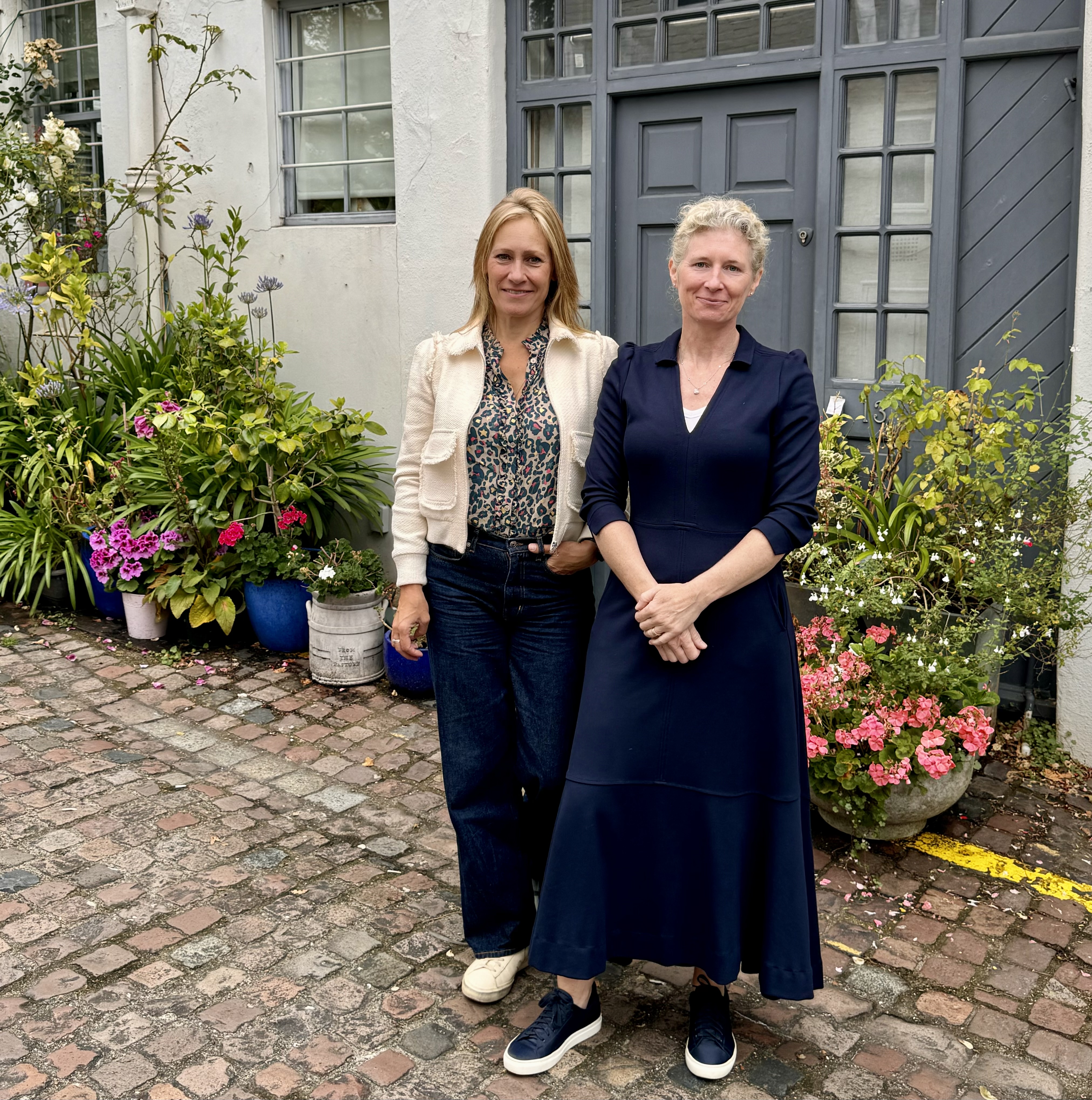 Peggy And Newsreader Sophie Raworth Judge Our Mews In Bloom Competition